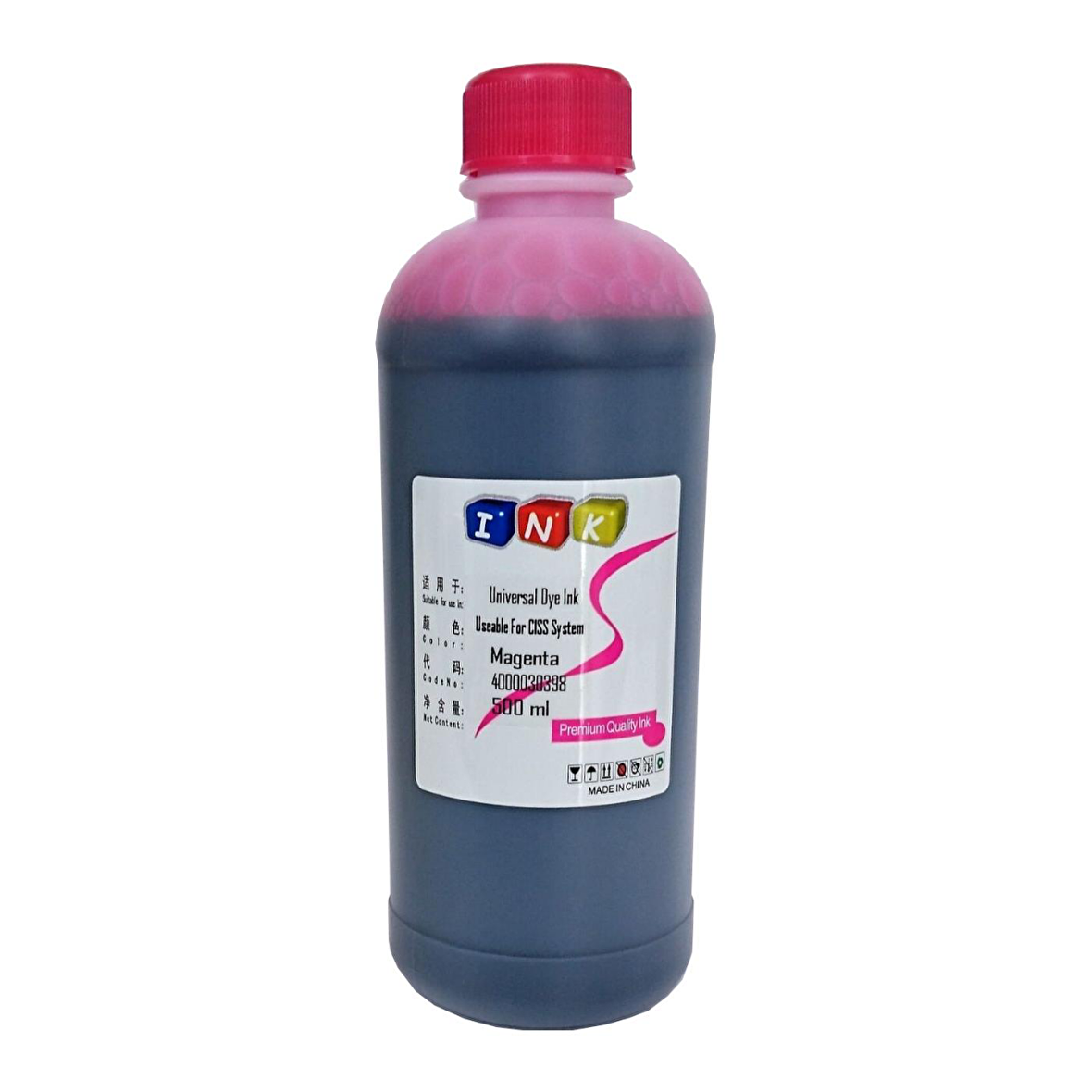 History Universal Dye Ink 500 ML Kırmızı Mürekkep