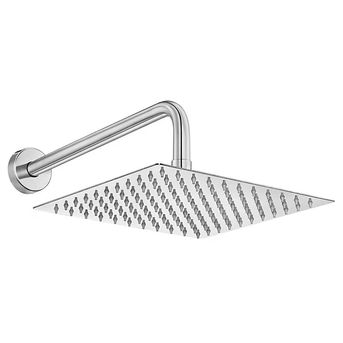 Ar Efes Tepe Duş Başlığı (250x250 mm) Duvardan Borulu (L=388mm) 102145088 