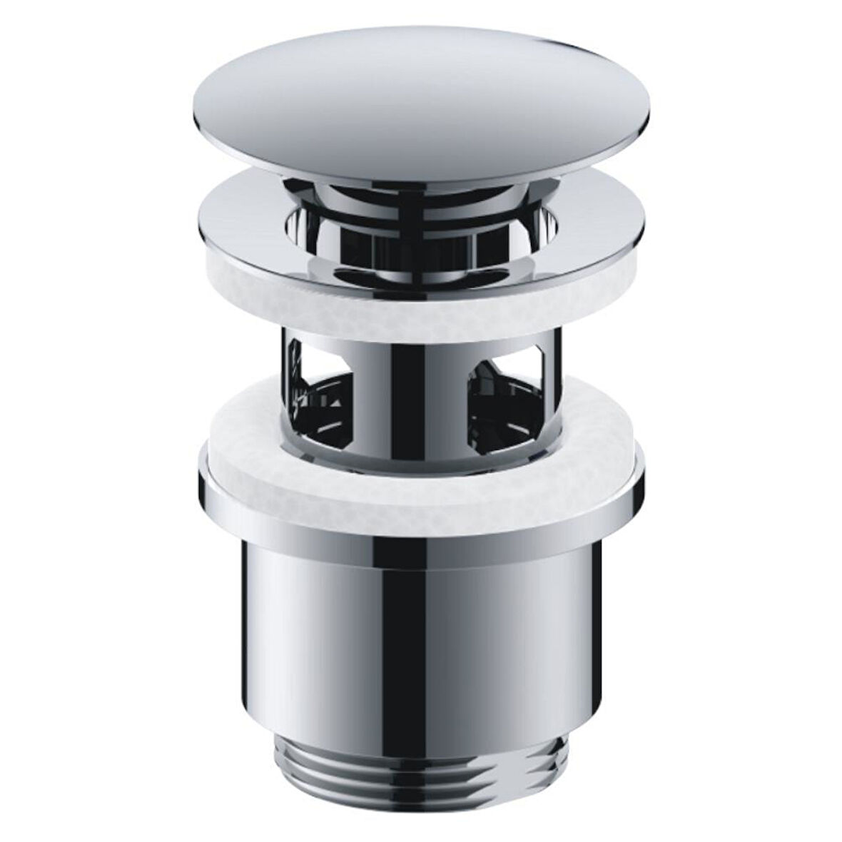 Yak Bas Bırak Taşmalı Lavabo Sifon Başlığı 102199625