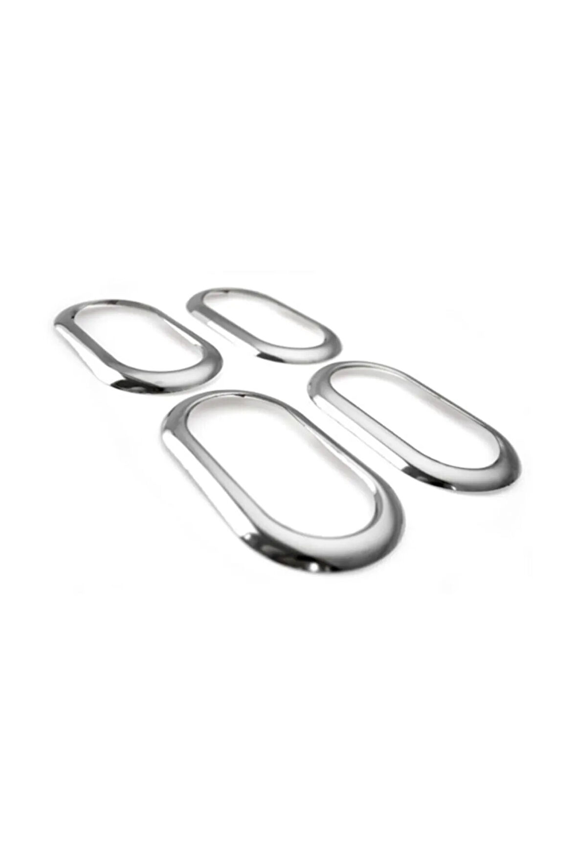 Daci.a. Dokker Uyumlu Krom Iç Kapı Kolu Çerçeve 4 Parça 2012 Üzeri Paslanmaz Çelik