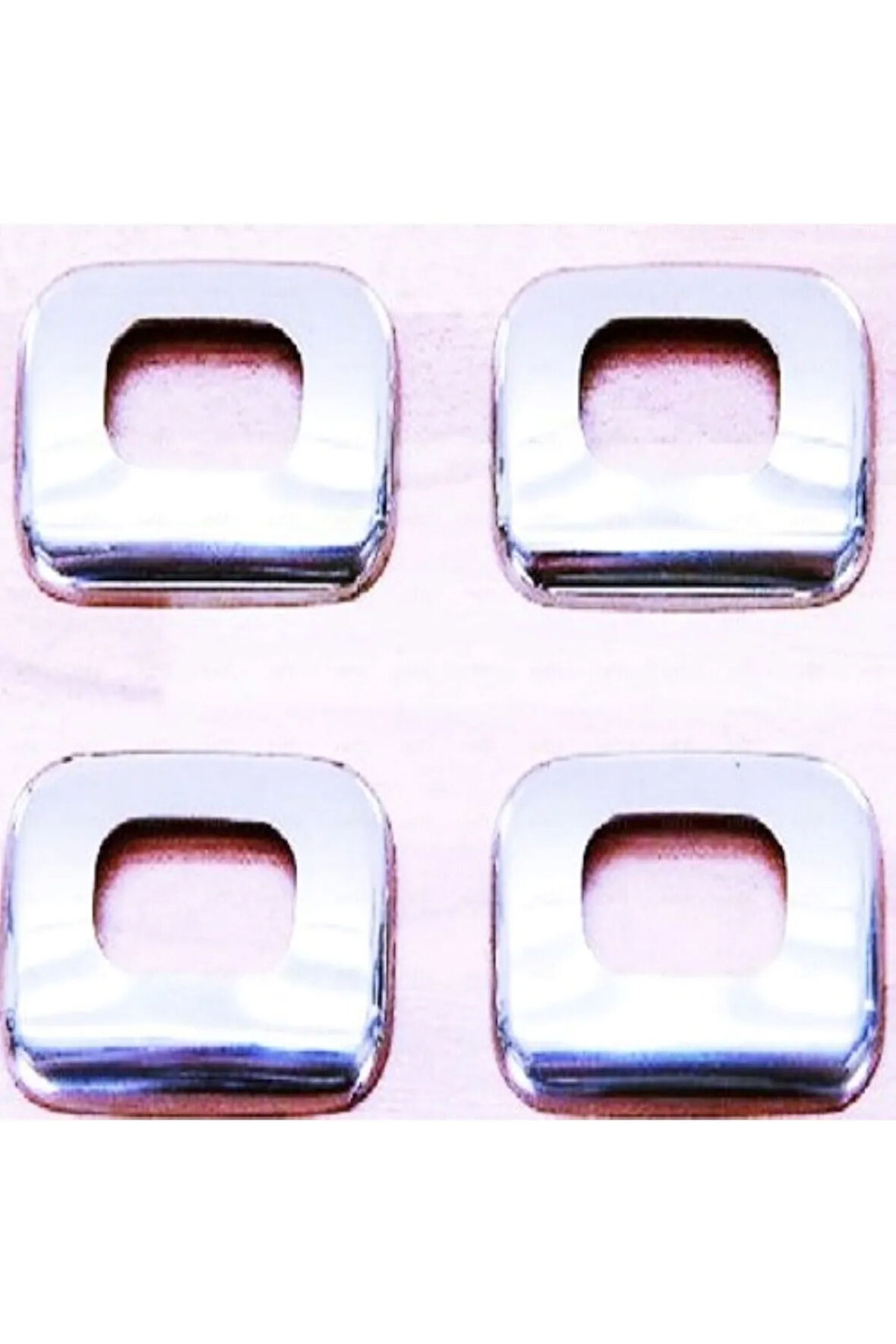 Dacia Logan Mcv Krom Iç Kilit Buton Çerçeve 4 Parça 2005-2013 Paslanmaz Çelik