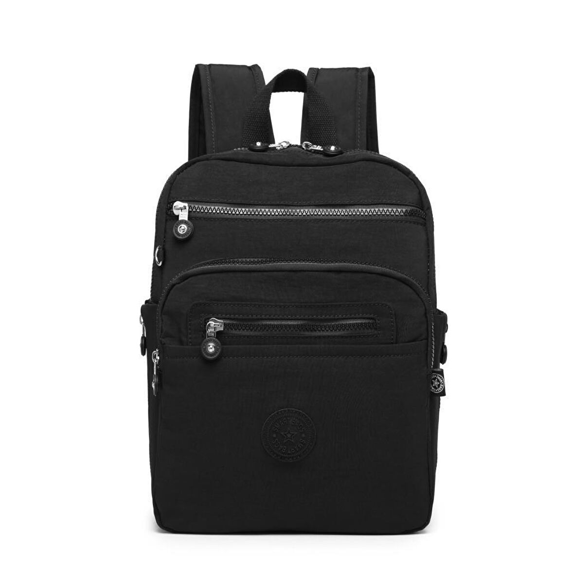 Orta Boy Krinkıl Kadın Sırt Çantası Smart Bags 1207 Siyah