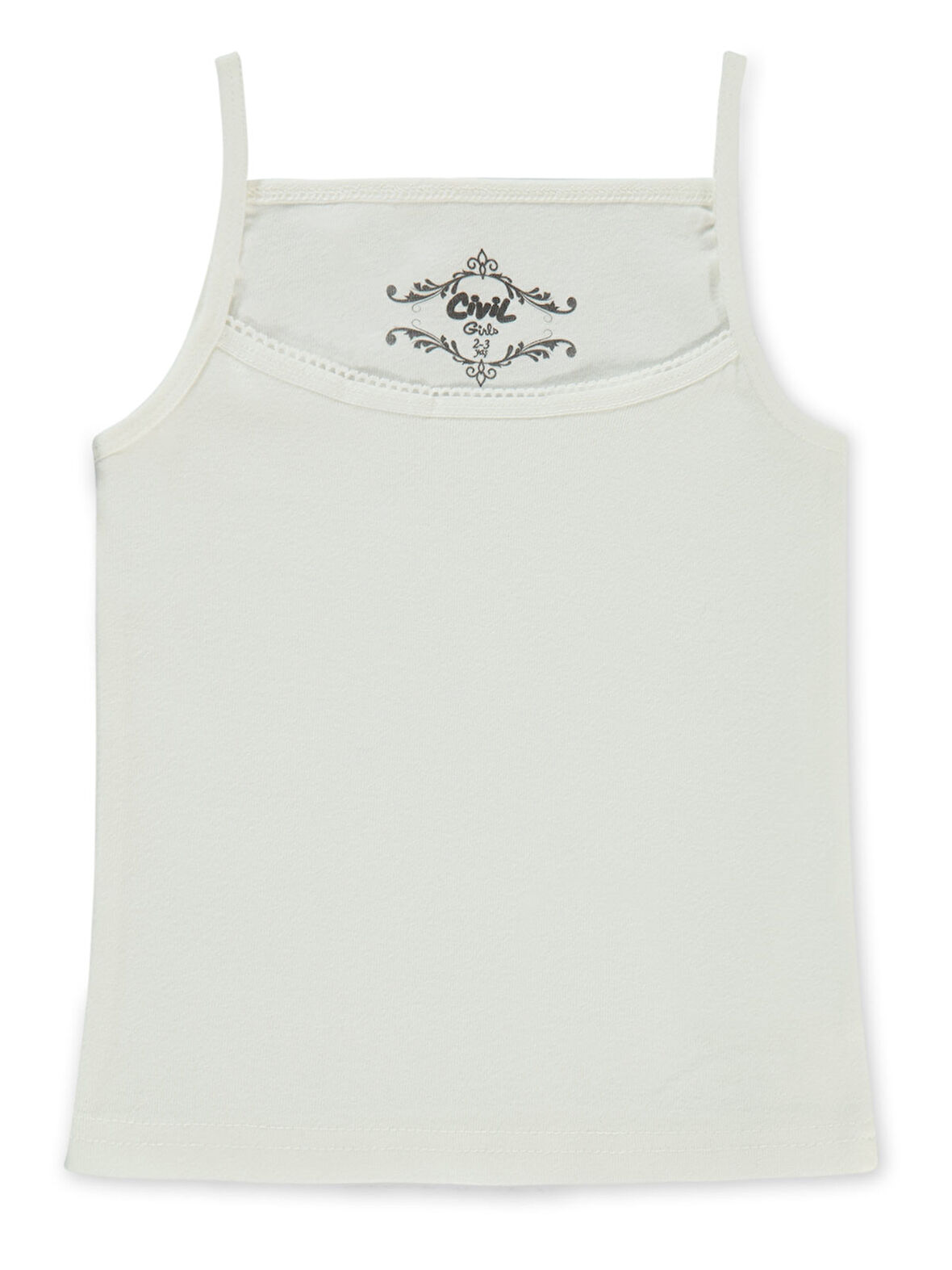 Civil Girls Kız Çocuk Atlet 2-12 Yaş Standart