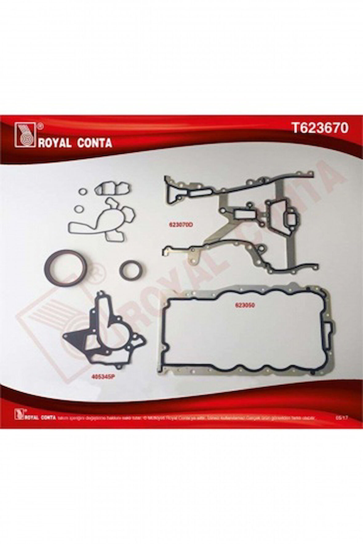 Opel Alt Takım Conta Seti Corsa C 01>11 Astra G 98>10 Astra H 04>14 Corsa D 07>14 Meriva A 03>10 Z12xep - - Royal T623670