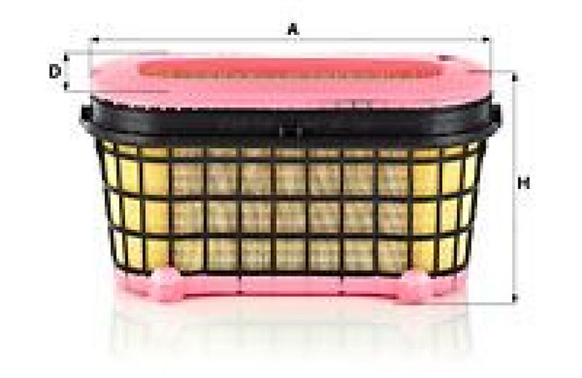 Mercedes Truck Hava Filtresi M-Benz Actros Mp4-Mp5-Arocs-Antos Om471 Euro 6 - Mann C50005