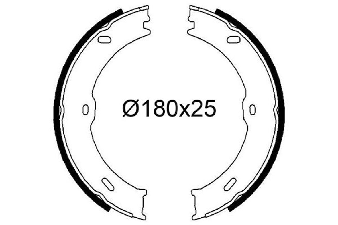 Mercedes Arka Fren Pabuclu Balata Sprinter 906 06>16 Crafter 06>16 (tek Teker) - Valeo 564267