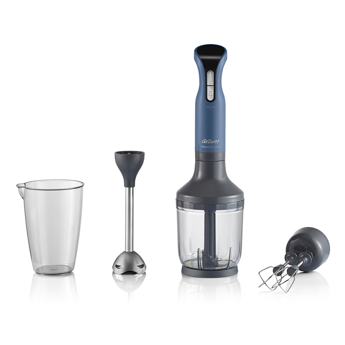 Arzum AR1016-DM Prostick 1000 El Blender Seti - Derin Mavi