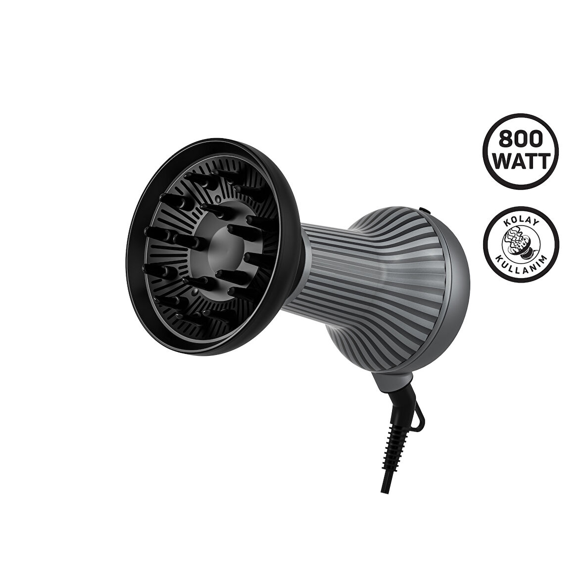  Trendcare Curly Saç Kurutma Makinesi - Antrasit - AR5124