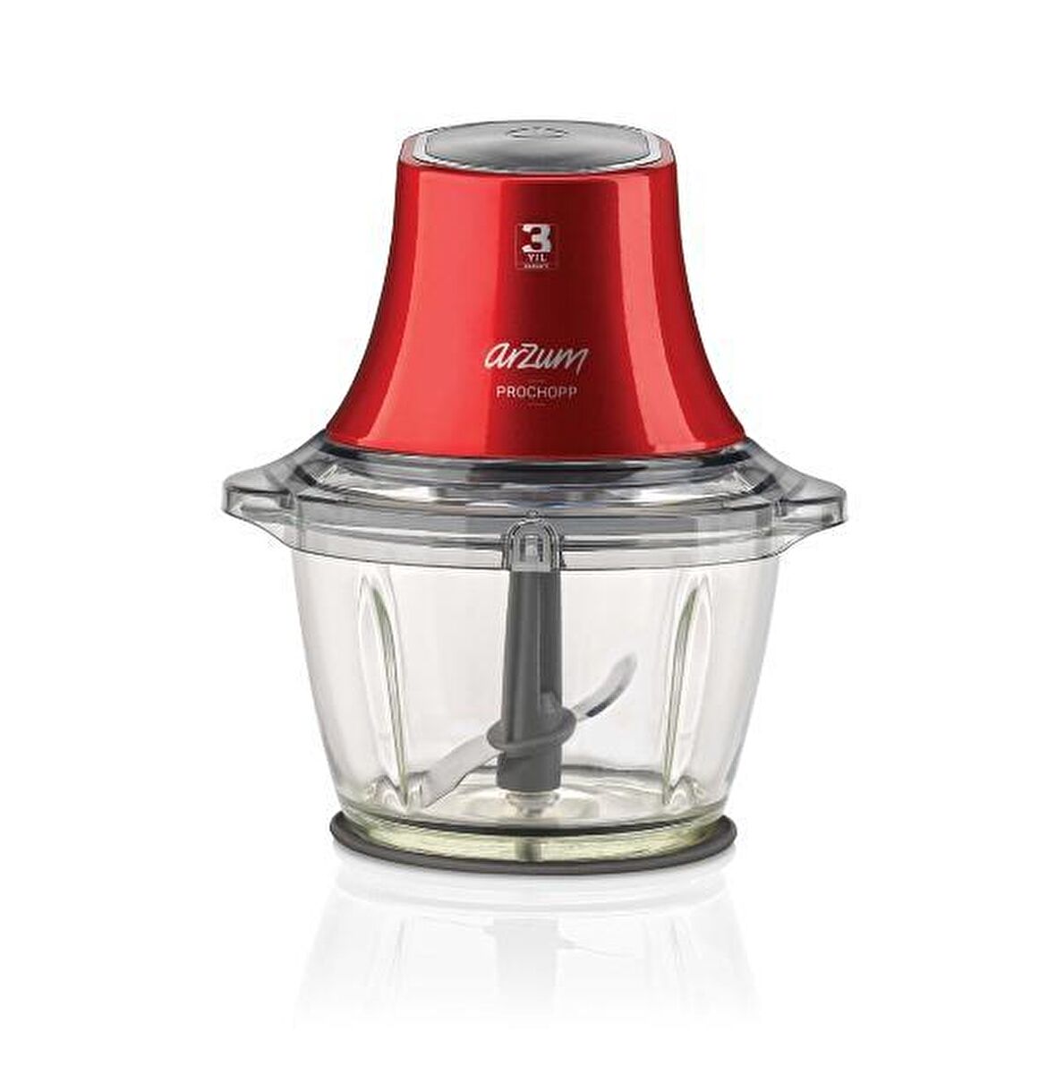 Arzum AR1021 Prochopp 2 Bıçaklı Cam Hazneli Elektrikli 1 lt Doğrayıcı Rondo