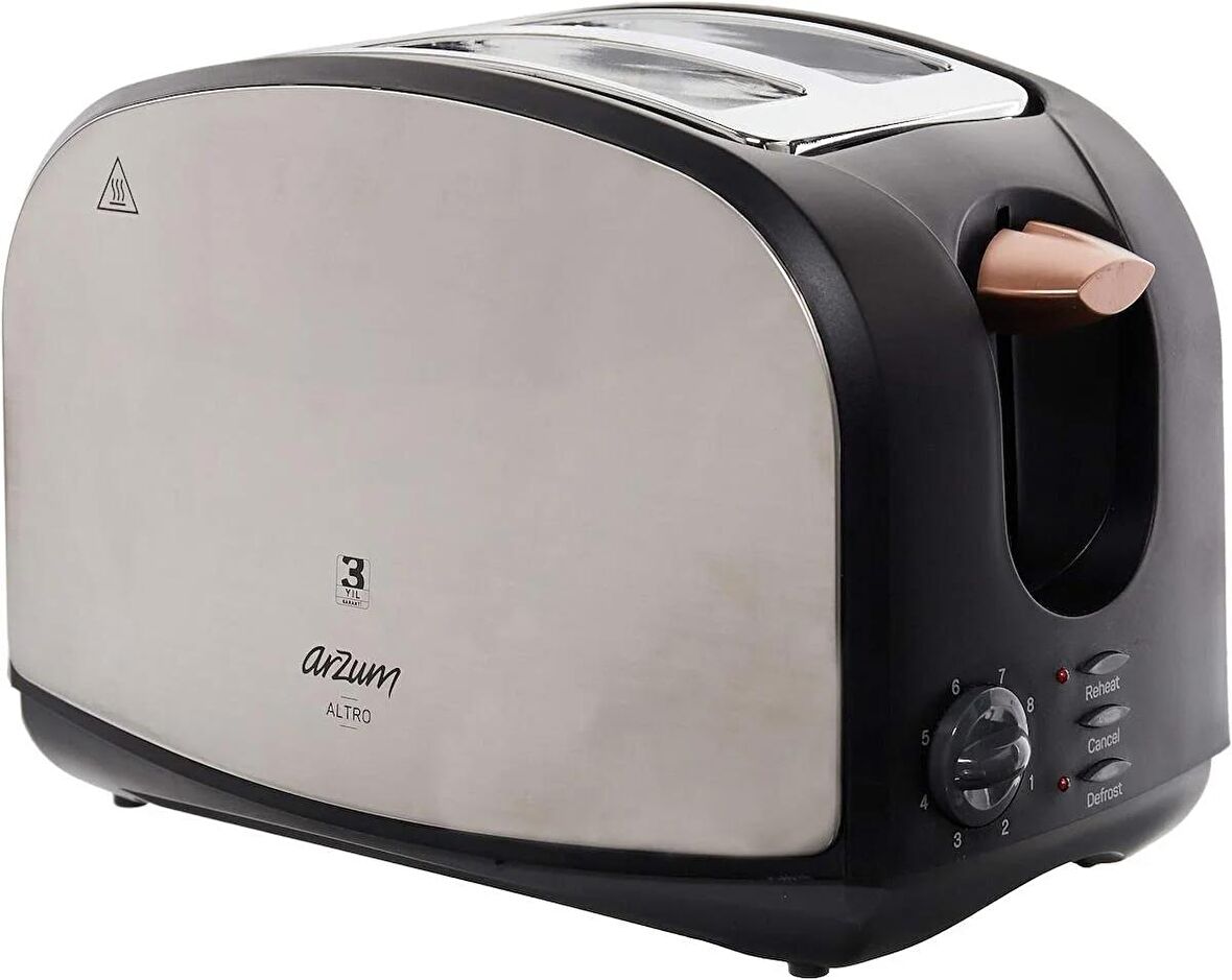 (OUTLET) Arzum AR2014 Altro Siyah Ekmek Kızartma Makinesi