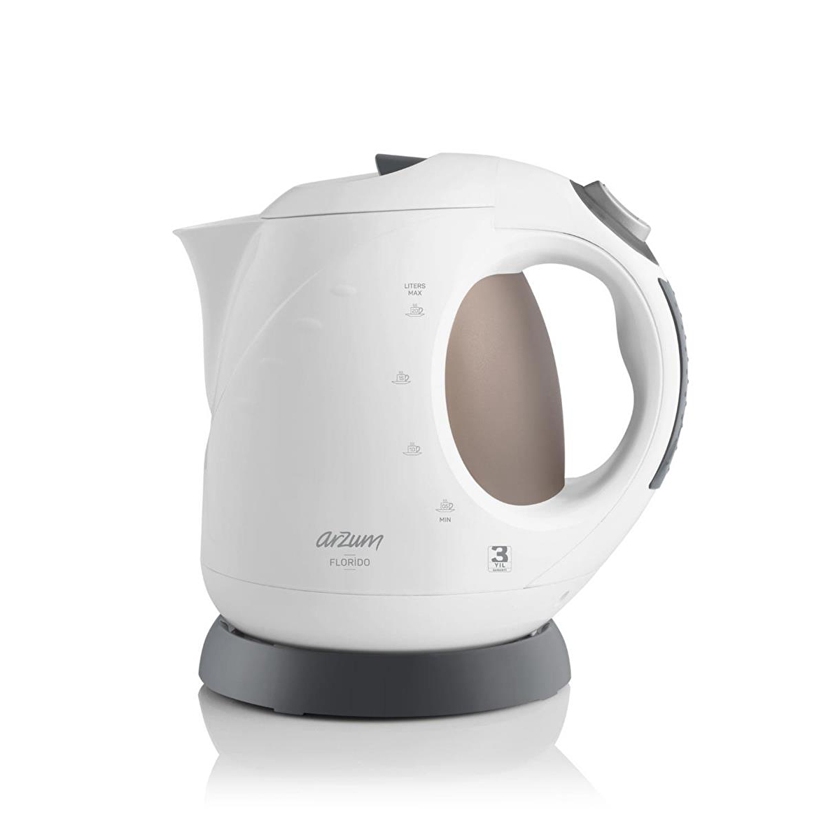 Arzum AR3014 Florido Işıklı Plastik 2 Lt Kettle