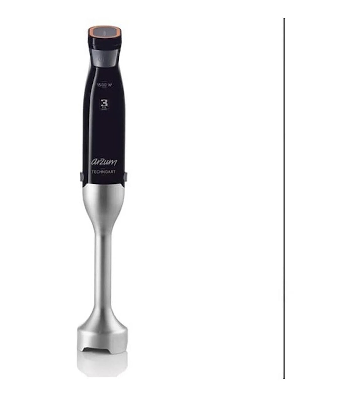 (AMBALAJ HASARLI) Arzum AR1052 Technoart Siyah 1500 W Blender 