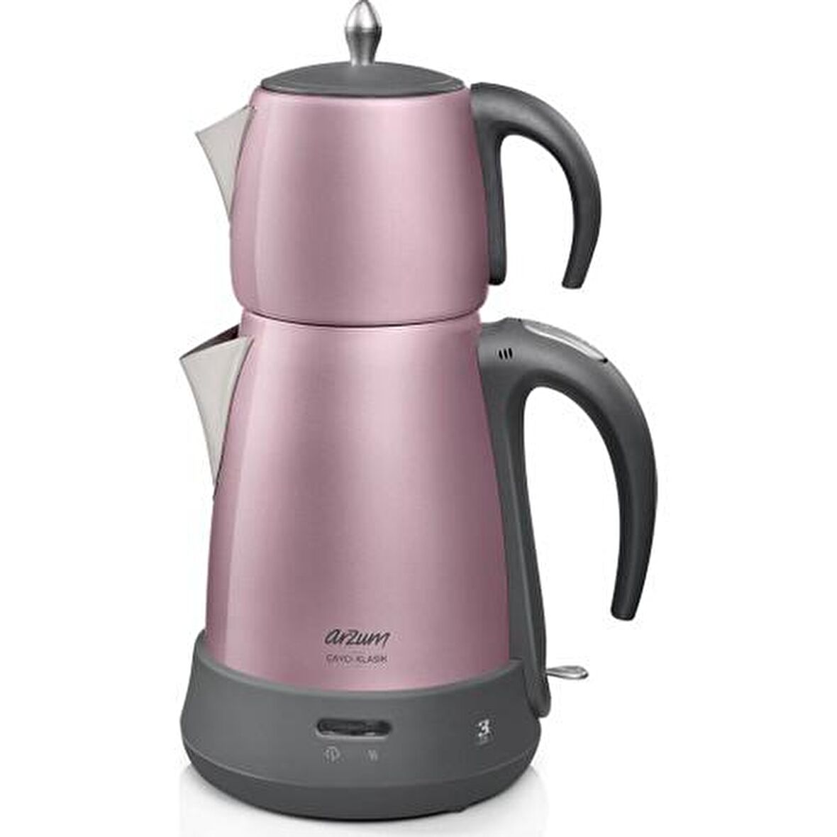 Arzum AR3078 1650 W Çelik 1.8 lt Elektrikli Çay Makinesi 