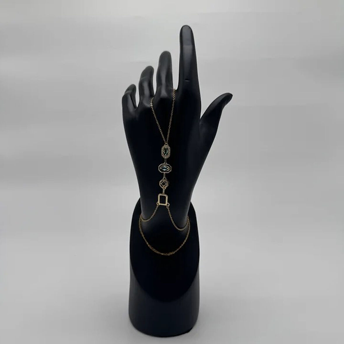 Gold Trend Renkli Taşlı Şahmeran - Gold