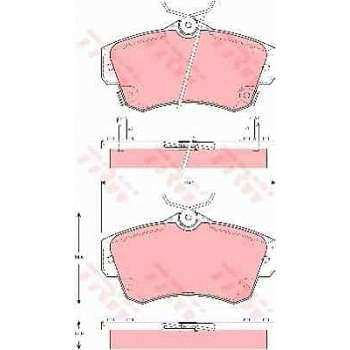 Chrysler On Fren Balatası Chrysler Crusıer - Trw Gdb4118