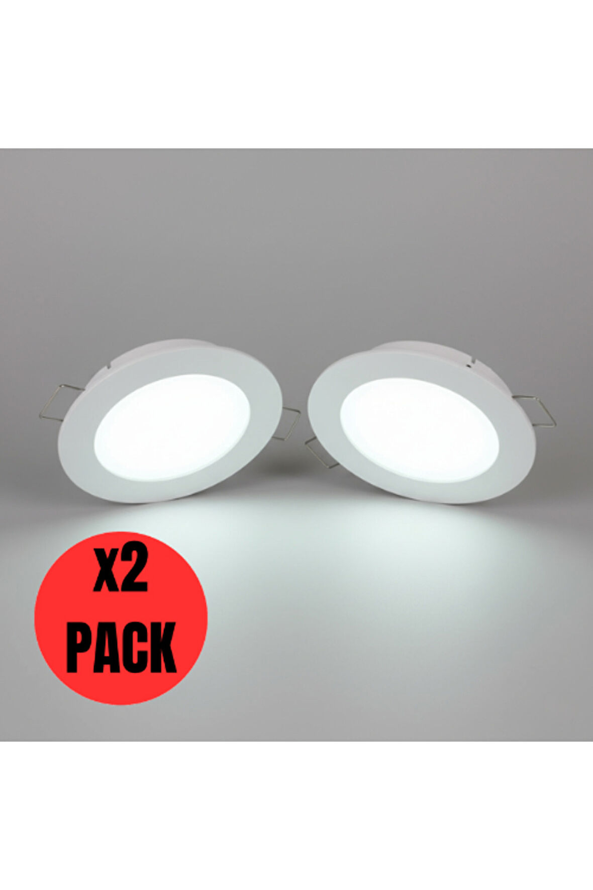 KLS923 2 ADET SMD LEDLİ SPOT — 6W / 425 Lm / 6500K BEYAZ