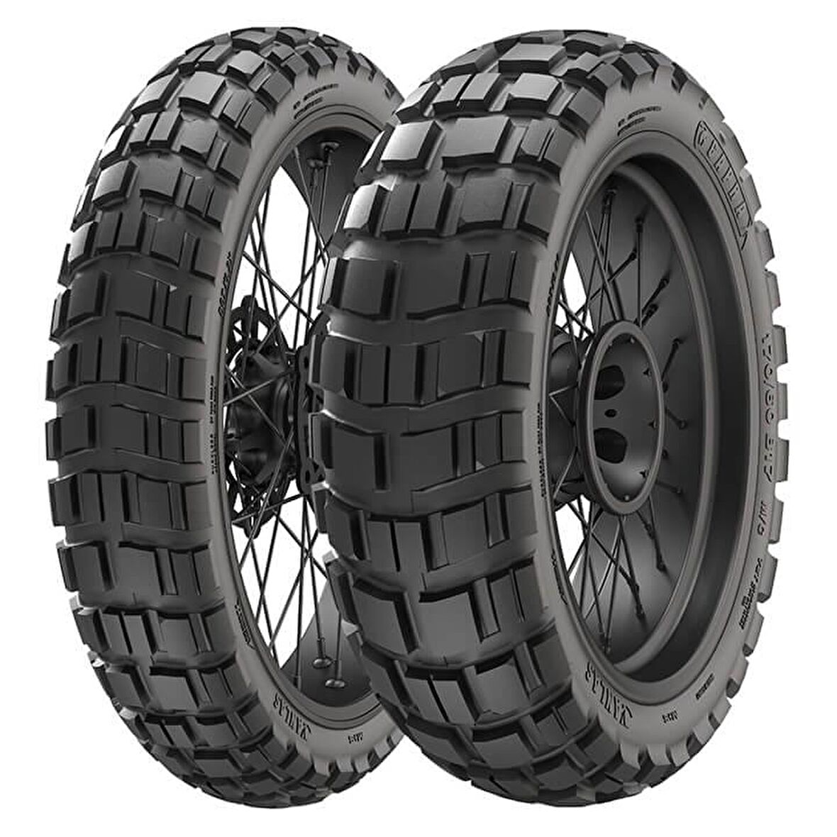 90/90-21 Ve 140/80-17 Anlas Capra-X Takım Lastik