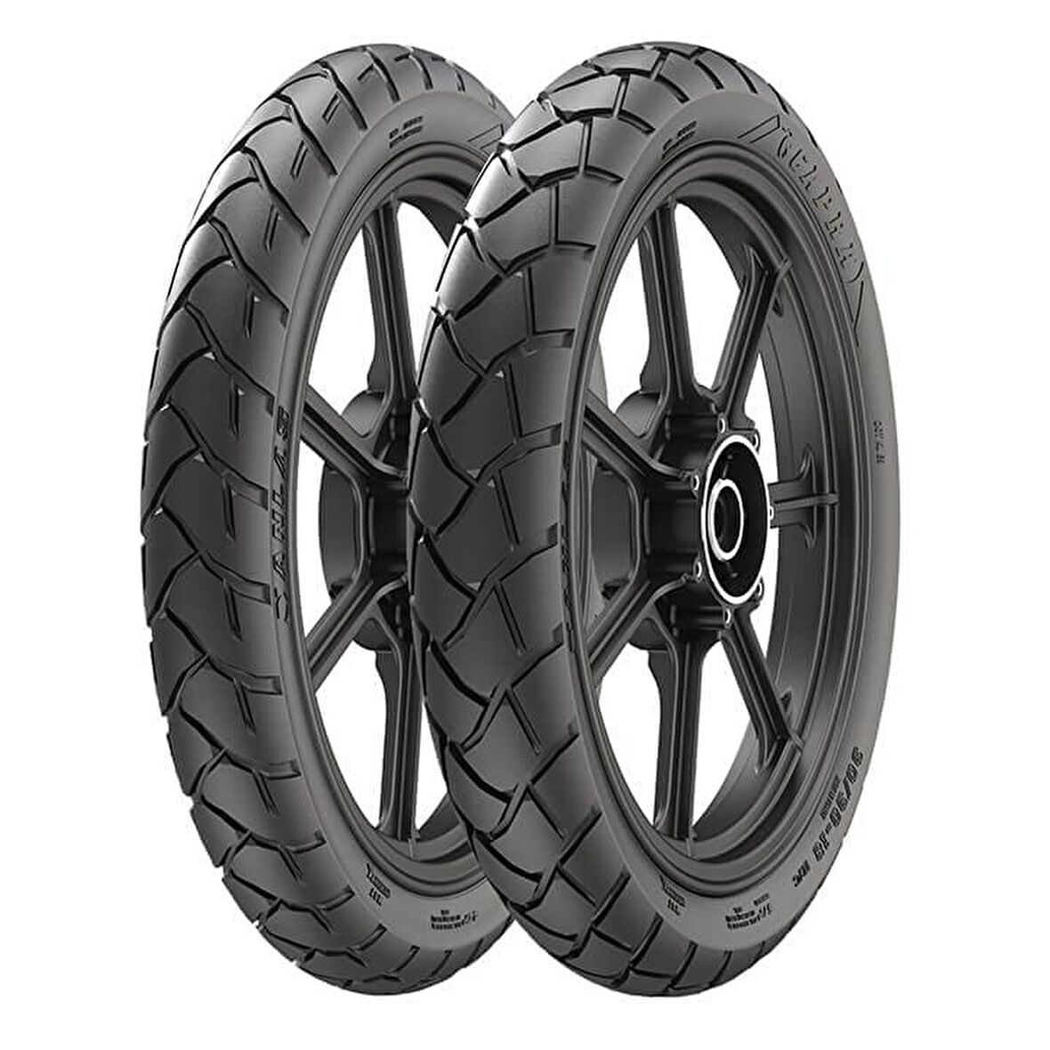 2.75-18 Ve 110/90-16 Anlas Capra Dublex Takım Lastik