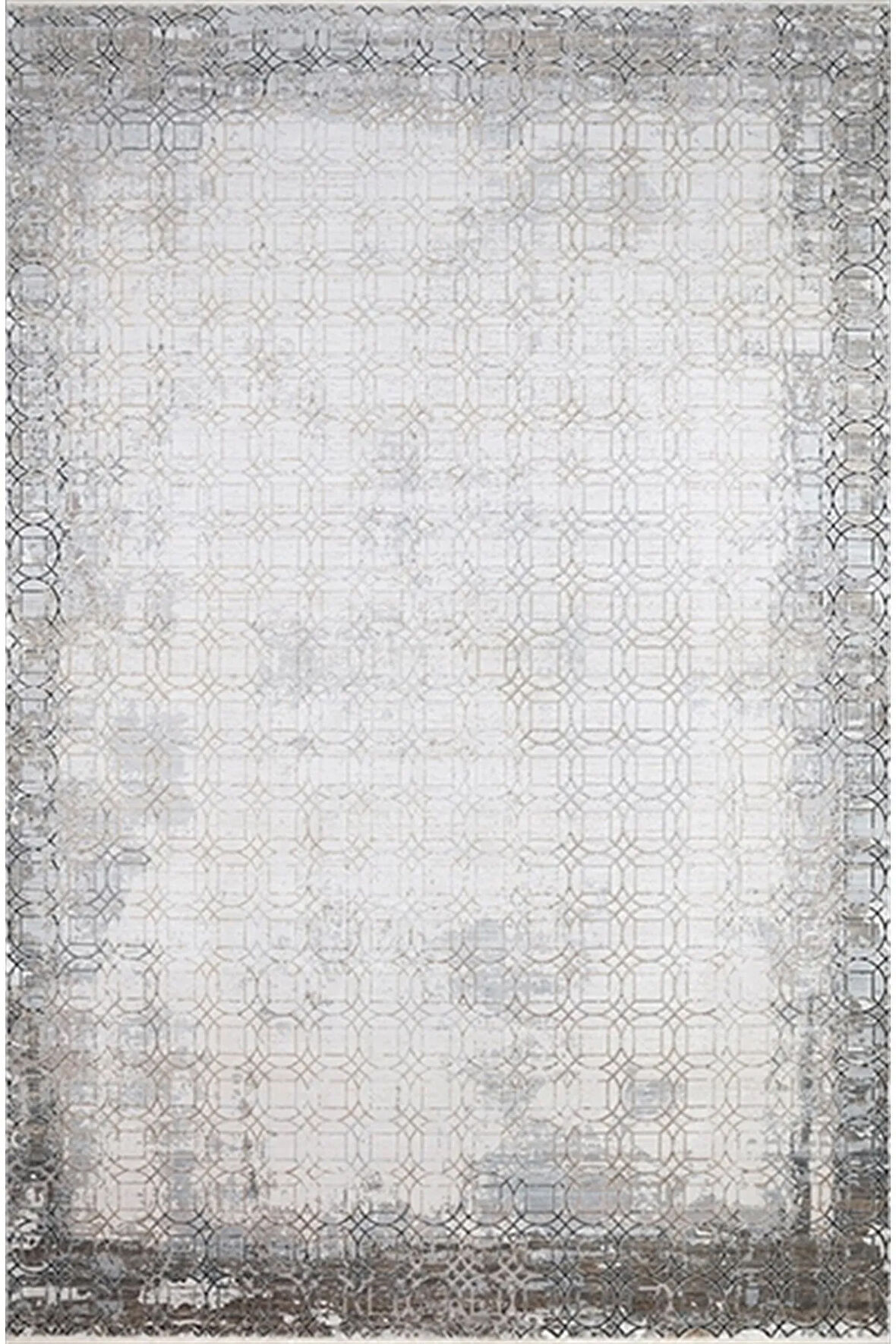 Kuvars Eg70c Krem Modern Desen Halı