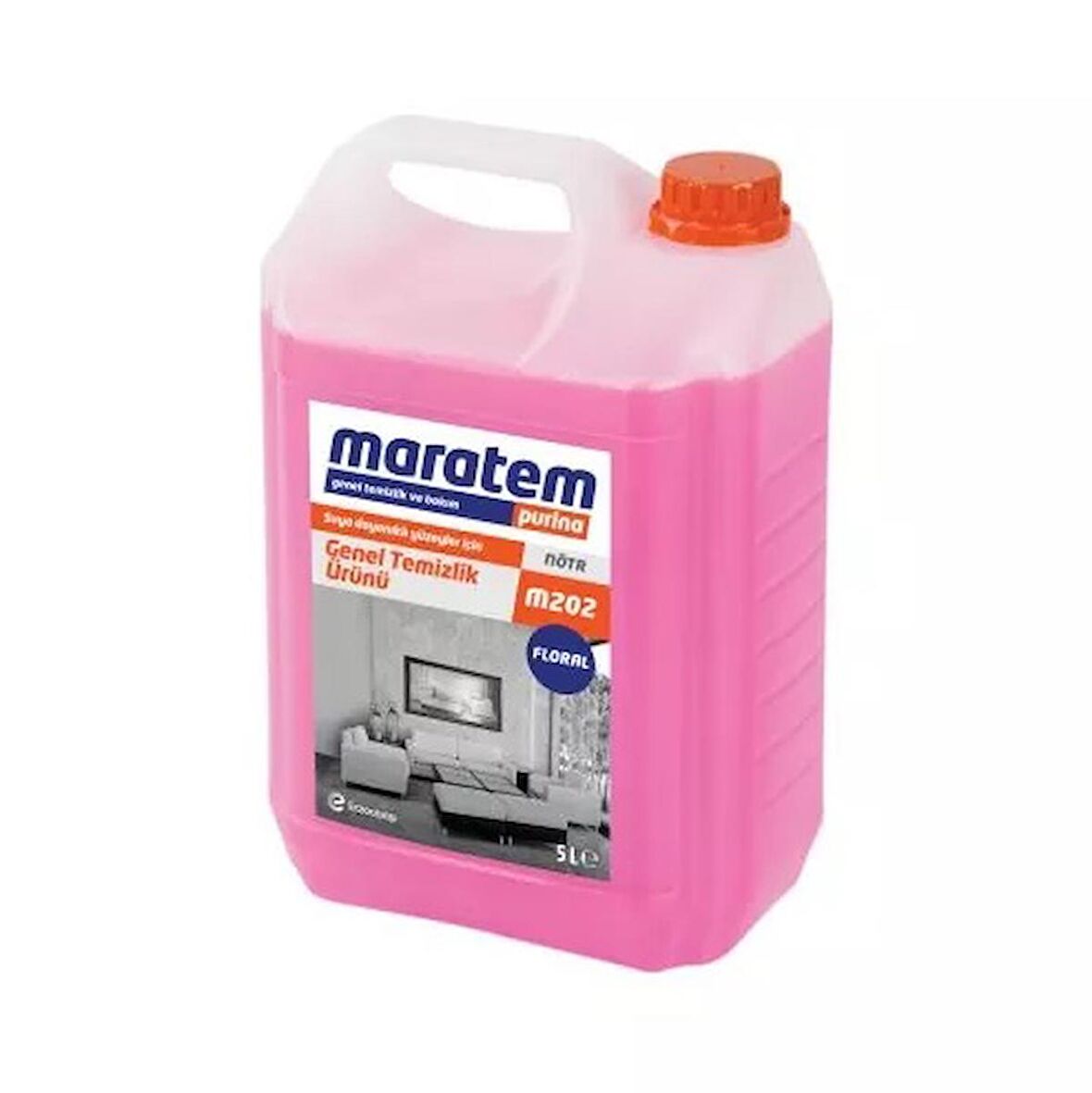 MARATEM M202 GENEL TEMİZLİK ÜRÜNÜ FLORAL 5 LT. 1