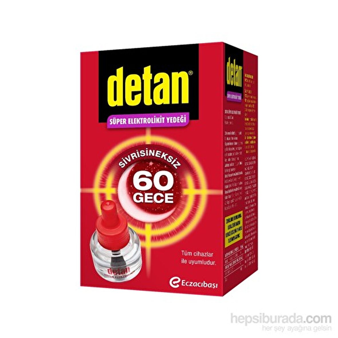 Detan Süper Elektrolikit Yedek 60 Gece