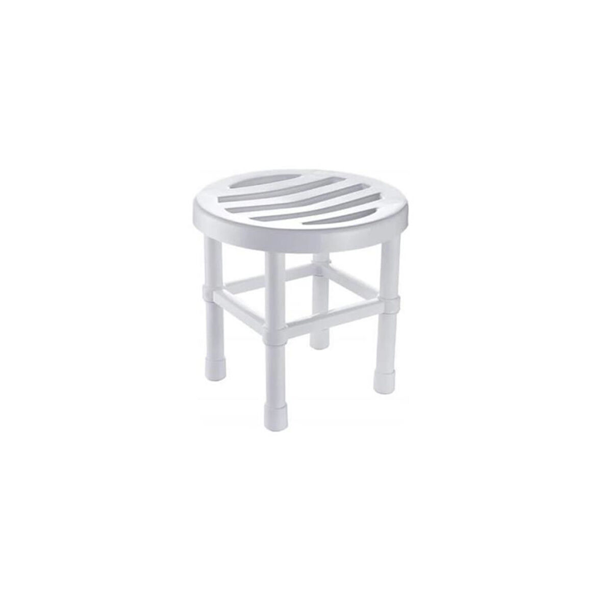 Çelik Ayna Yuvarlak Tabure