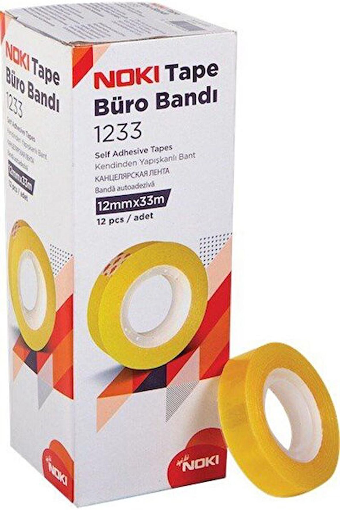 Noki Büro Bandı 12mm X 33mm 12li Paket