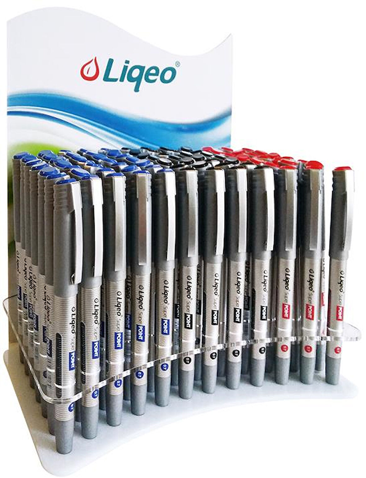 LIQEO ROLLER KALEM 0.7 144 LÜ STAND 5004R07-144 - 1 STAND