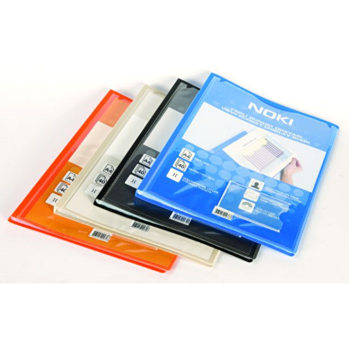 Noki Katalog (Sunum) Dosya Cepli 30 LU Karışık Renk 64130-N