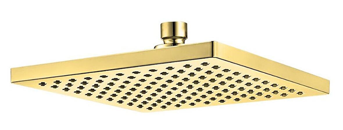 ECA Tiera Banyo Kare Duş Başlığı 20x20 Altın Renkli 102845029