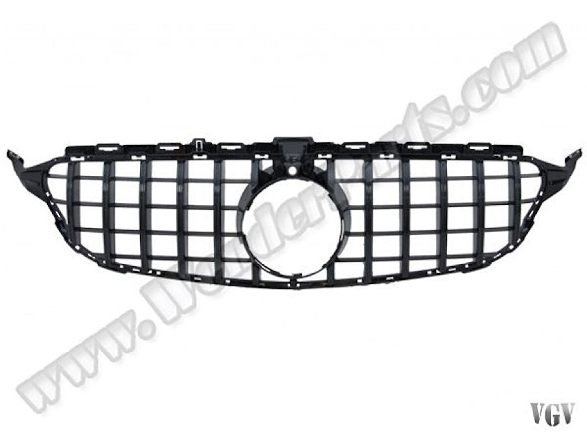 Mercedes Panjur (piano/sıyah, Kameralı, Gtr) C-Class W205 14>18 - Wenderparts Ma2053134