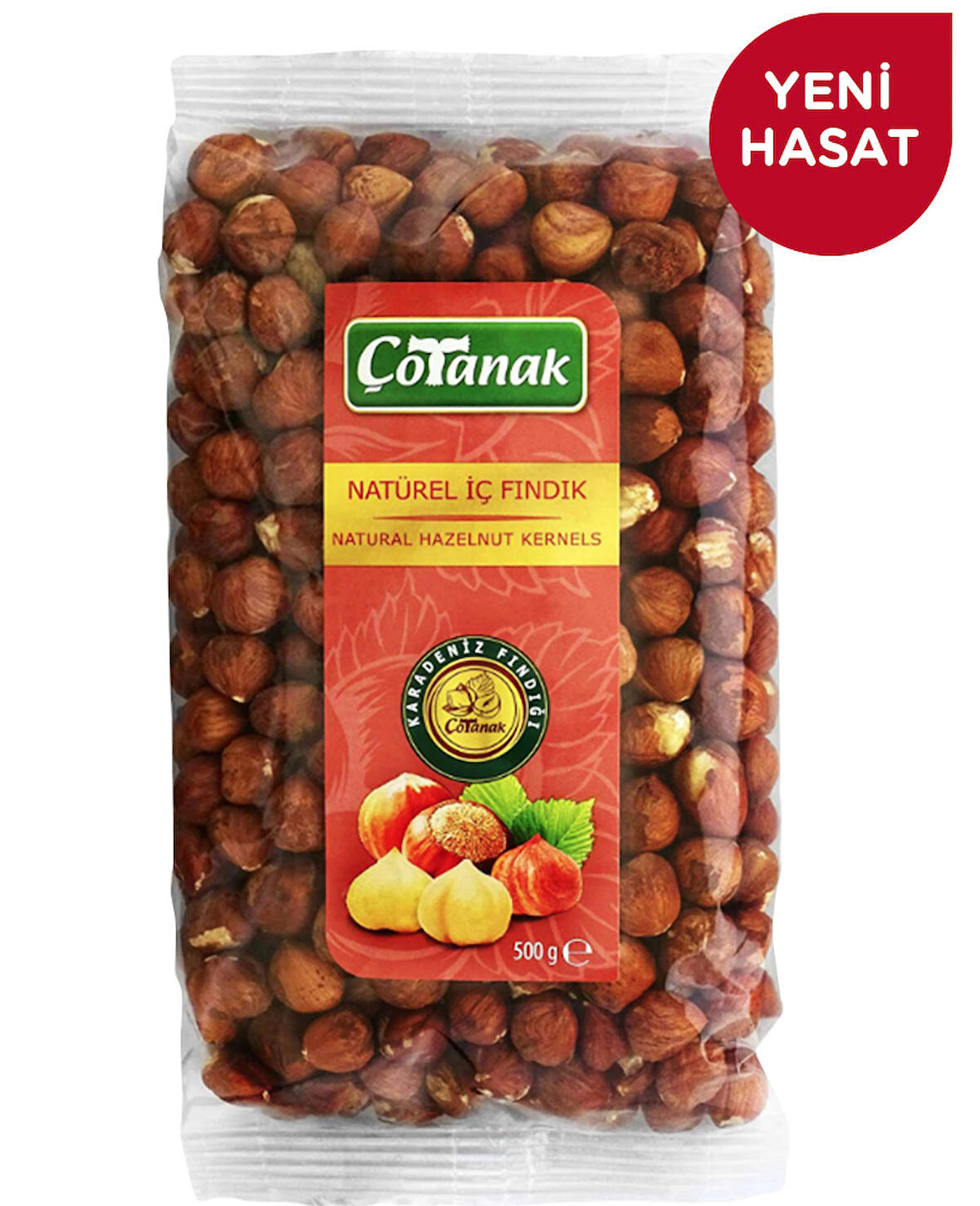 500g Natürel İç Fındık