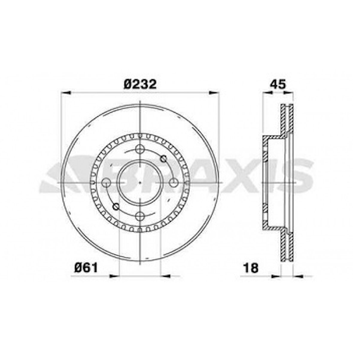 Nissan On Fren Aynası Havalı Nissan Almera H.b 95-00 (232x4) N15 Kasa - Braxıs Ae0655