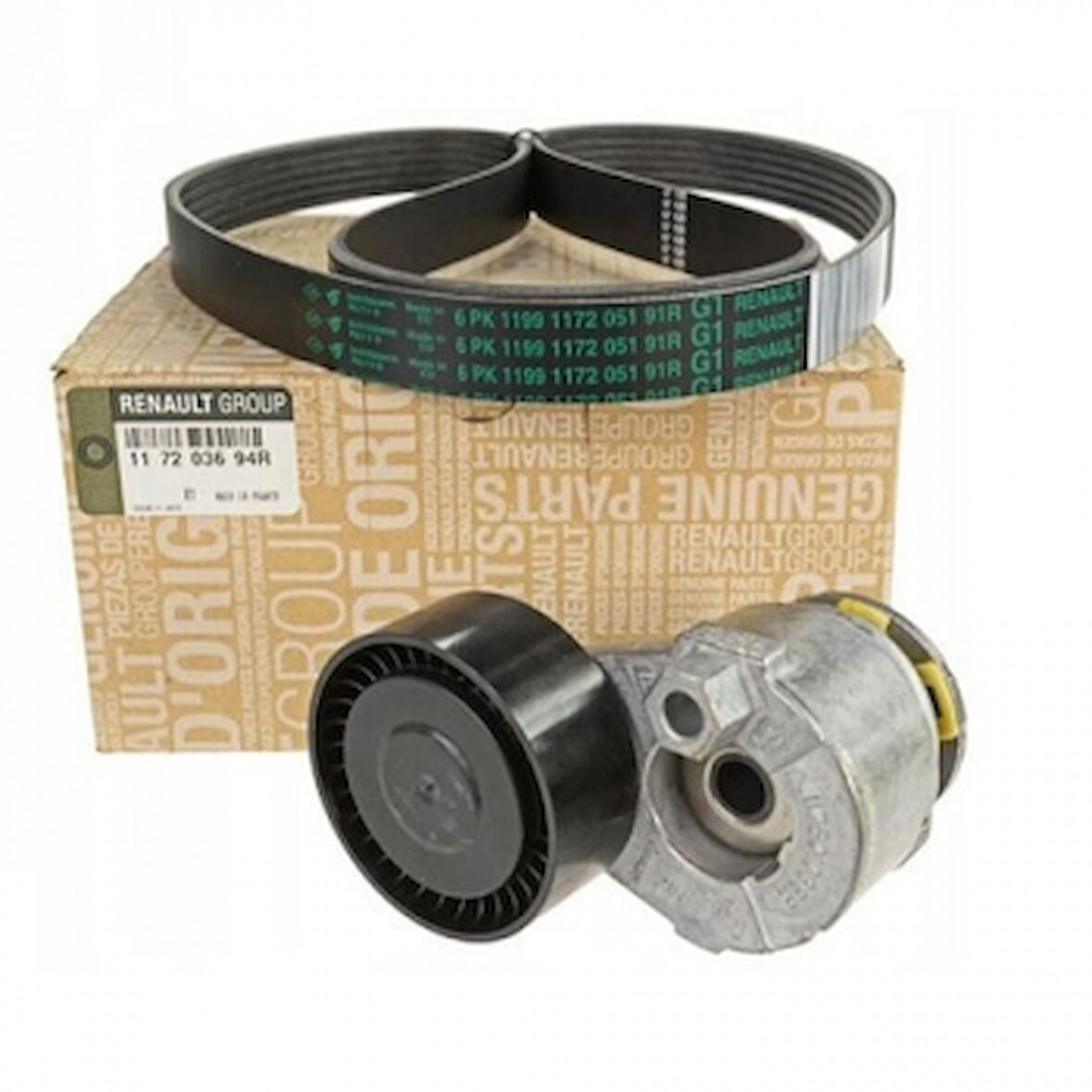 Renault Alternator Gergi+kayıs (kutuklu)k9k Kango Clio II III IV Megane II III Fluence Logan Sandero Dokker - Maıs 117203694r