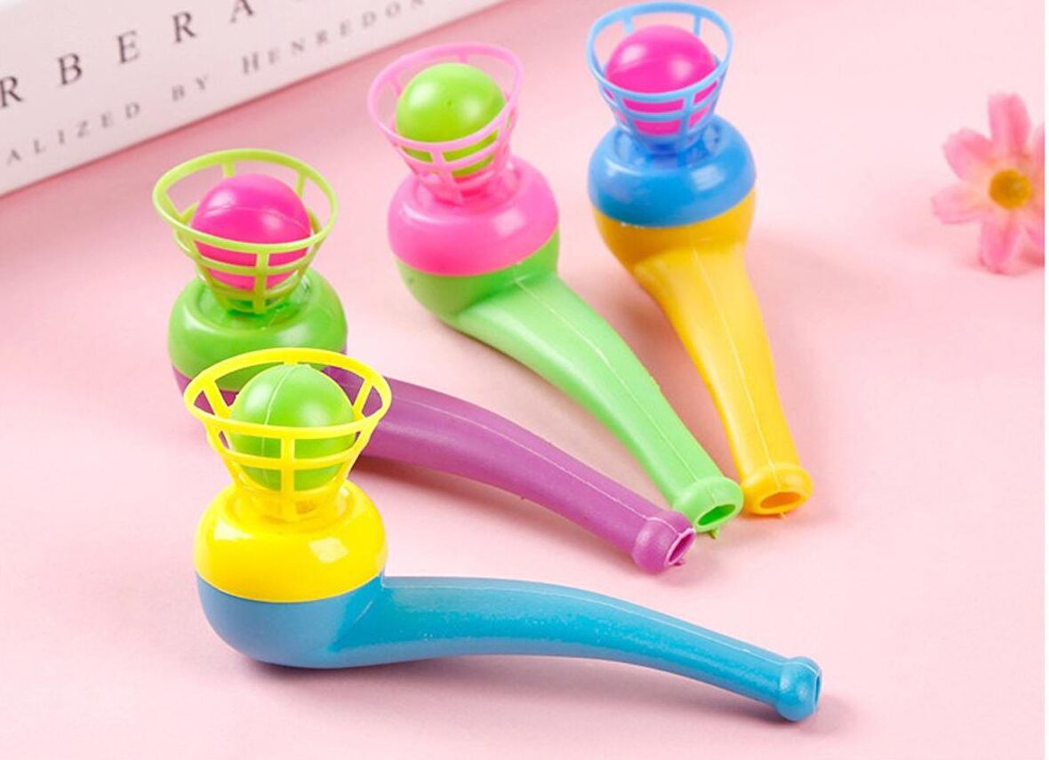 Pazariz Saksafon Pipet Top Üfleme Oyunu Eğitici Oyuncak Retro Nostaljik Oyuncak1 Adet