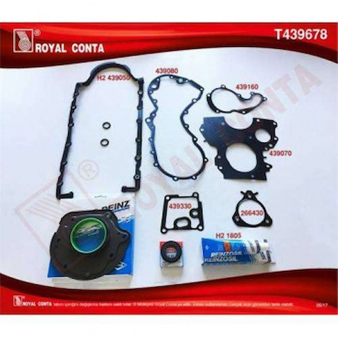 Ford Alt Takım Contası Reinz Keceli S,k,c Harıc Connect 1,8tdci 02>13 Focus 1,8tdci 98>04 - Royal T439678