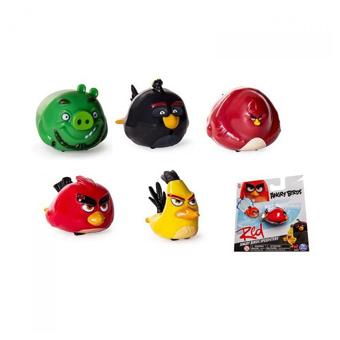  Angry Birds Sobre Ruedas Araçları 5 Adet Araç