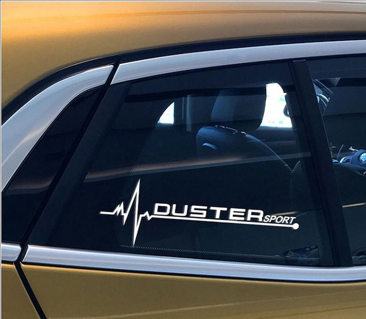 Dacia Duster Napız Kalp Kelebek Cam için Sticker Yapıştırma