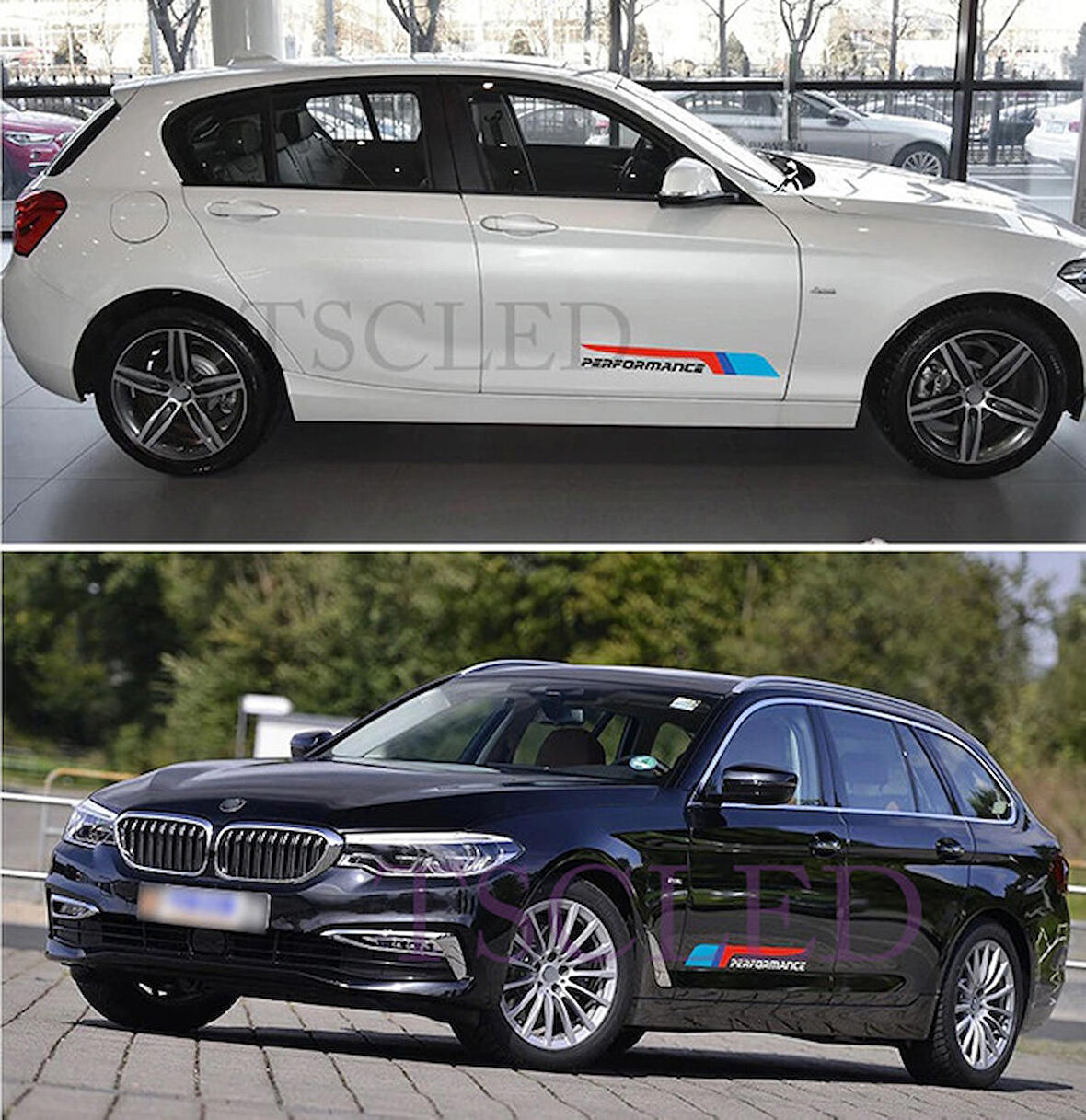 M M Performance Marşbiel Yan Kapı Sticker Yapıştırma 2 Adet.