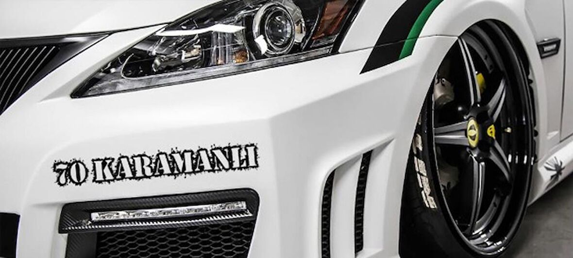 Karamanlı 70 Plaka Araba oto Sticker Yapıştırma 2 Adet