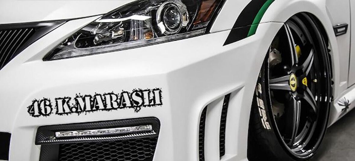 Kahramanmaraşlı 46  Plaka Araba oto Sticker Yapıştırma
