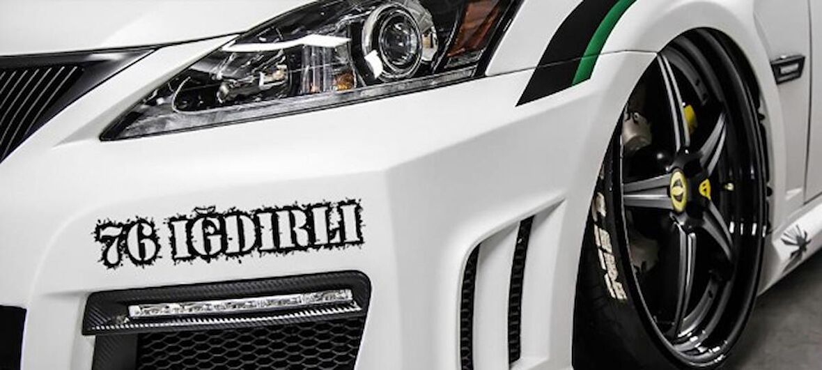 Iğdırlı 76 Plaka Araba oto Sticker Yapıştırma 2 Adet