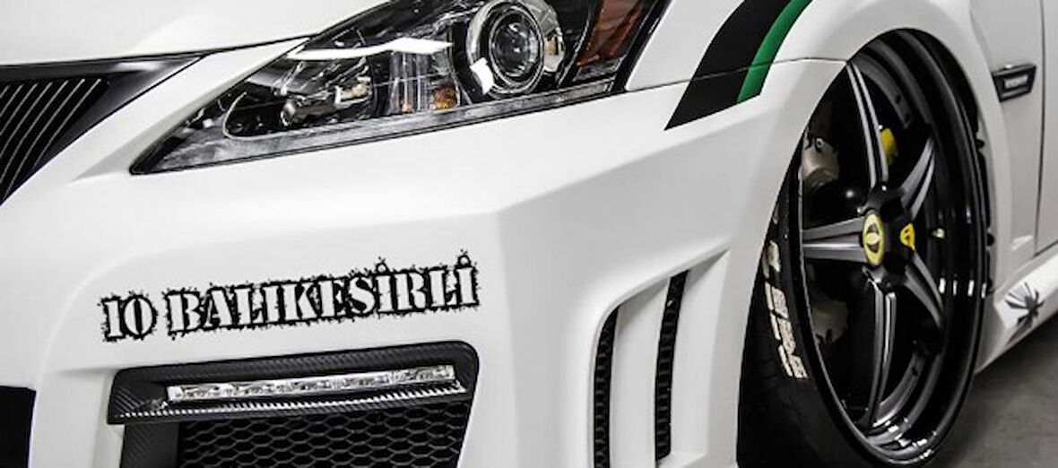 Balıkesirli 10 Plaka Araba oto Sticker Yapıştırma 2 Adet