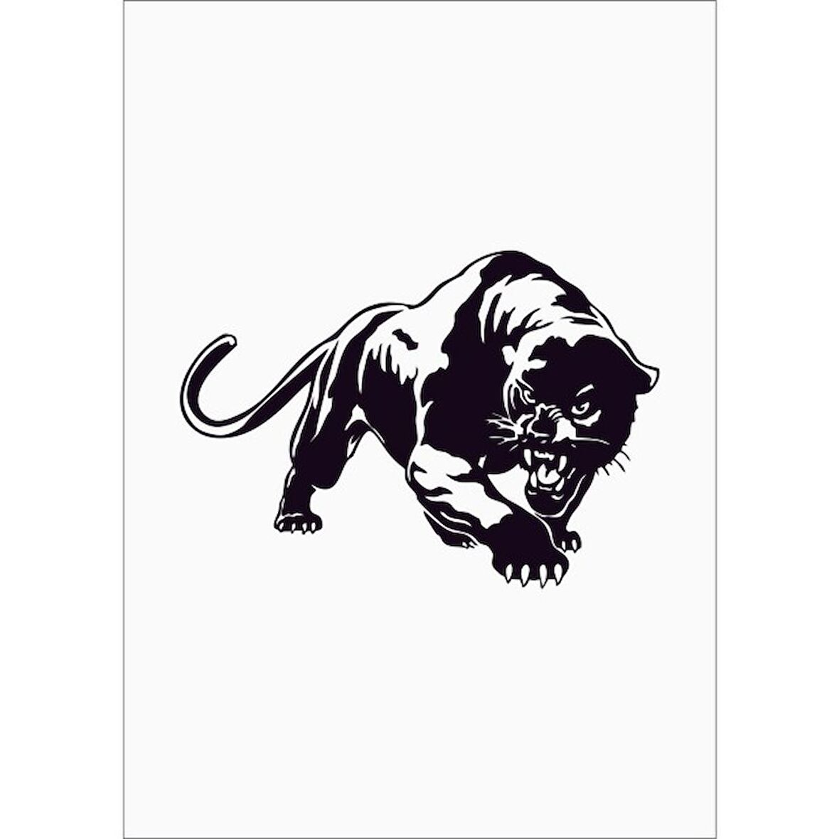 Puma Araba Stickerı yapıştırma Sticker Etiket