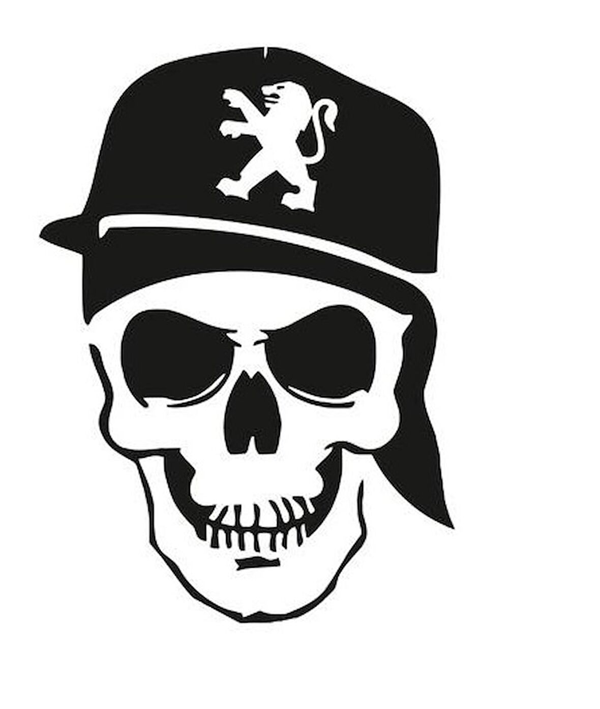 Peugeot Kuru Kafa Araba Stickerı Yapıştırma