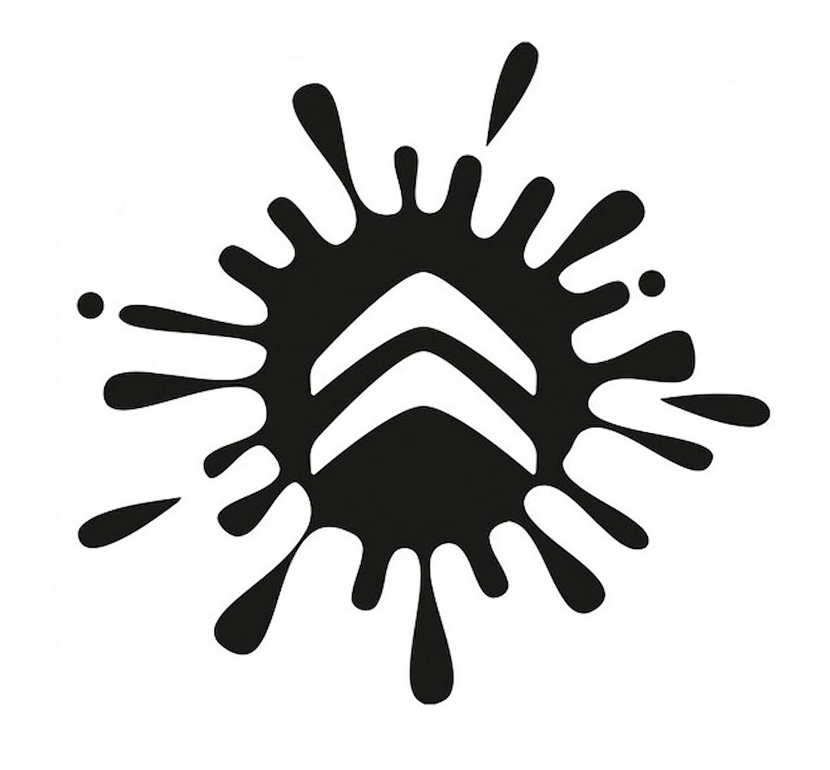 Citroen Boya Sıçraması Görünümü Araba Stickerı 15CM 2 Adet