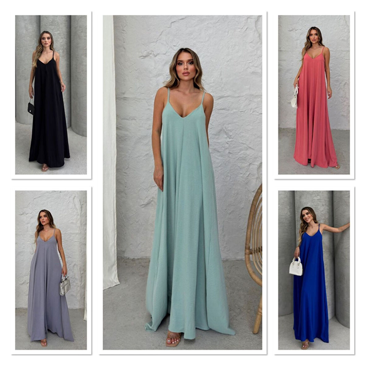 Lucky Life Kadın Ayarlabilir askılı  Aerobin Elbise