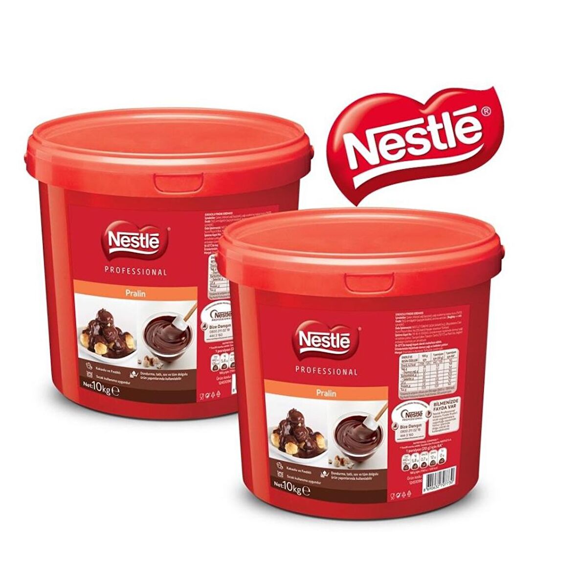 Nestle Profesyonel Pralin - Sos - 10 kg X 2 Adet