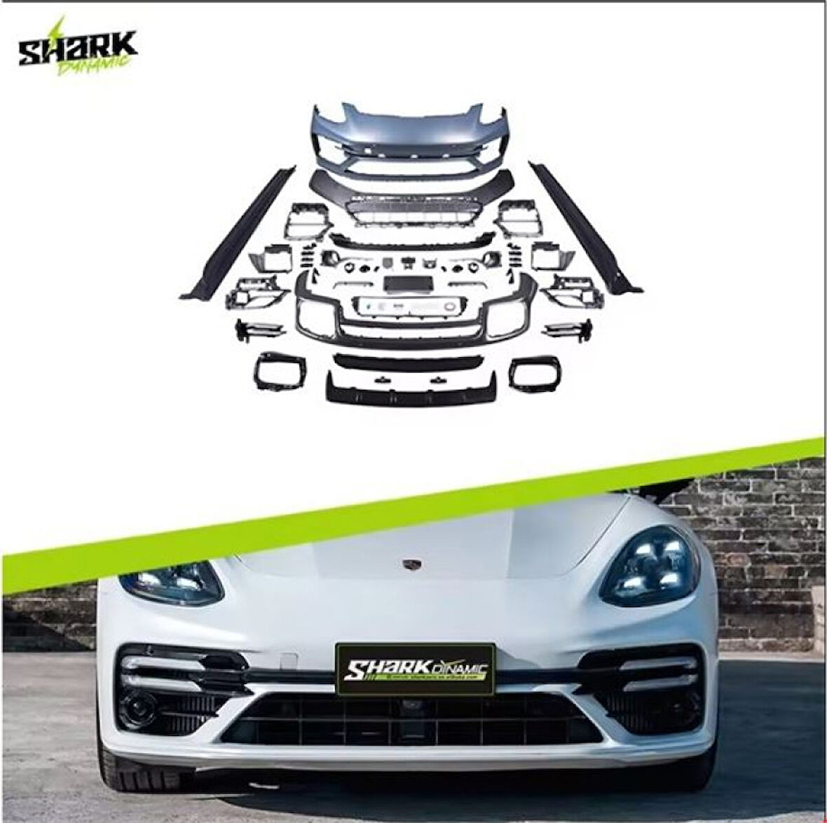 Porsche On Tampon Seti Panamera 15> İcin 20> Turbo S - Vortex V2708040