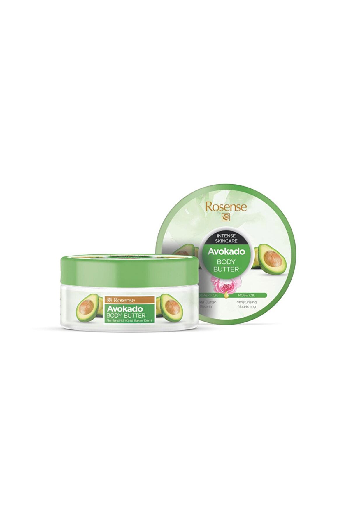 Rosense Body Butter Avokado & Gül - 150ml (nemlendirici)